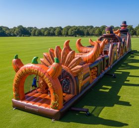 T7-4018 Thanksgiving Theme Inflatable Obstacle Course