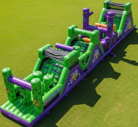 T7-4030 Toxic Theme Inflatable Obstacle Course