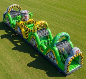 T7-4031 Toxic Theme Inflatable Obstacle Course