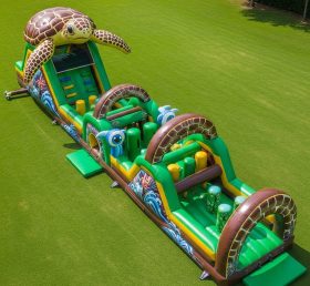 T7-4044 Turtle Theme Inflatable Obstacle Course