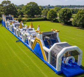 T7-4112 Beauty and the Beast Theme Inflatable Obstacle Course