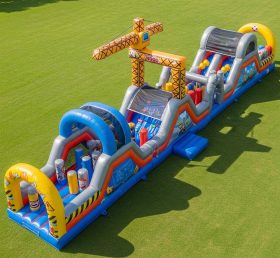 T7-4129 Bob the Builder Theme Inflatable Obstacle Course