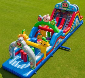 T7-4146 Cocomelon Theme Inflatable Obstacle Course
