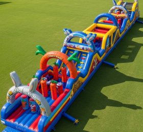 T7-4231 Looney Tunes Theme Inflatable Obstacle Course