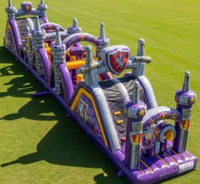 T7-4280 Nella Knight Theme Inflatable Obstacle Course