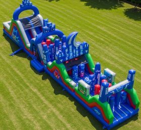 T7-4307 PJ Masks Theme Inflatable Obstacle Course