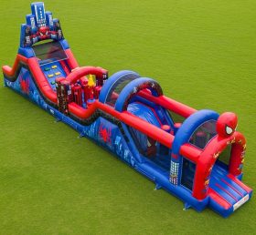 T7-4363 Spider-Man Theme Inflatable Obstacle Course