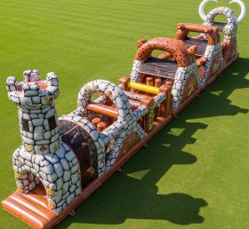 T7-4401 The Flintstones Theme Inflatable Obstacle Course