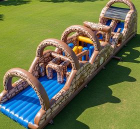 T7-4402 The Flintstones Theme Inflatable Obstacle Course