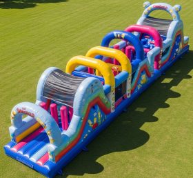 T7-4416 The Simpsons Theme Inflatable Obstacle Course