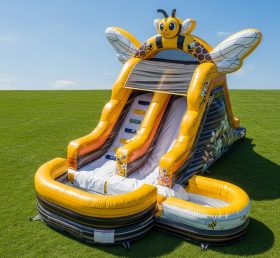 T8-5461 Bee Theme Inflatable Water Slide