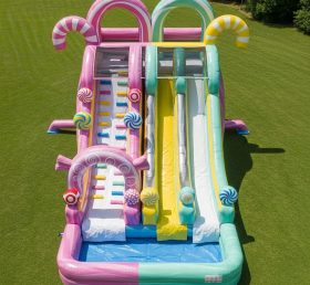 T8-5472 Candy Theme Inflatable Water Slide
