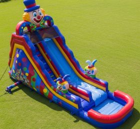 T8-5503 Clown Theme Inflatable Water Slide