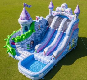 T8-5578 Fairy Tale Theme Inflatable Water Slide
