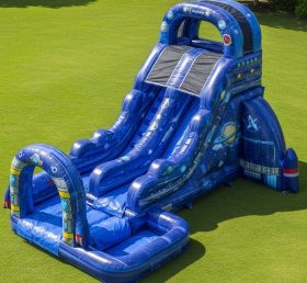 T8-5820 Space Theme Inflatable Water Slide