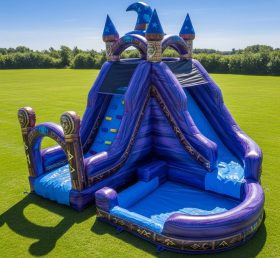 T8-5883 Wizard Theme Inflatable Water Slide