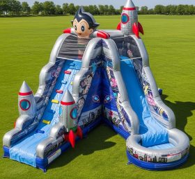 T8-7119 Astro Boy Theme Inflatable Water Slide