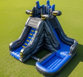 T8-7145 Batman Theme Inflatable Water Slide