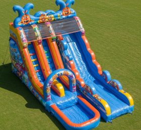 T8-7170 Blippi Wonders Theme Inflatable Water Slide