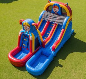 T8-7172 Blippi Wonders Theme Inflatable Water Slide