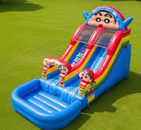 T8-7208 Crayon Shin-chan Theme Inflatable Water Slide