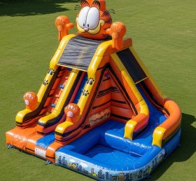 T8-7239 Garfield Theme Inflatable Water Slide
