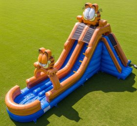 T8-7241 Garfield Theme Inflatable Water Slide