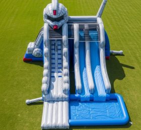T8-7254 Gundam Theme Inflatable Water Slide