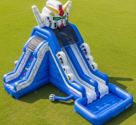 T8-7257 Gundam Theme Inflatable Water Slide