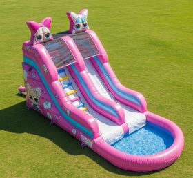 T8-7297 L.O.L.SURPRISE Theme Inflatable Water Slide