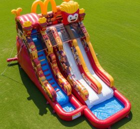 T8-7316 McDonald Theme Inflatable Water Slide