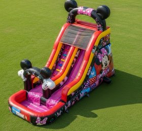 T8-7317 Mickey & Minnie Theme Inflatable Water Slide