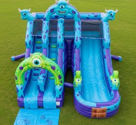 T8-7347 Monsters Inc Theme Inflatable Water Slide