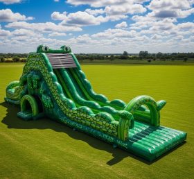 T8-7746 Crocodile Theme Inflatable Slide