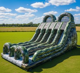T8-7791 Military Style Theme Inflatable Slide