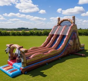T8-7831 American Indian Theme Giant Slide