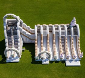 T8-8784 Weddings Inflatable Dry Slide