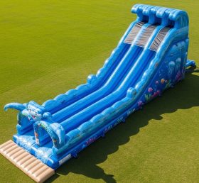 T8-8787 Ocean Theme Inflatable Slide