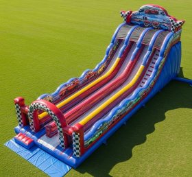 T8-8797 Cars Inflatable Dry Slide