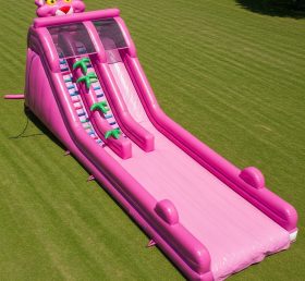 T8-8805 Pink Panther Inflatable Dry Slide