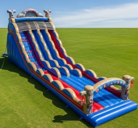 T8-8840 Knight Inflatable Dry Slide