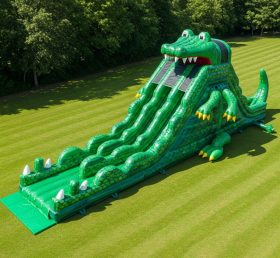 T8-8845 Crocodile Inflatable Dry Slide