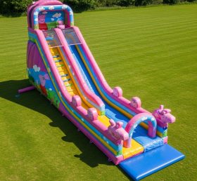 T8-8906 Peppa Pig Inflatable Slide