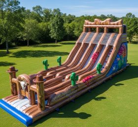 T8-8928 Wild West Theme Giant Slide