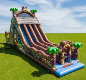 T8-8938 Masha and The Bear Inflatable Slide