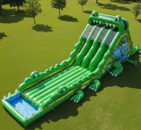 T8-9000 Crocodile Inflatable Water Slide