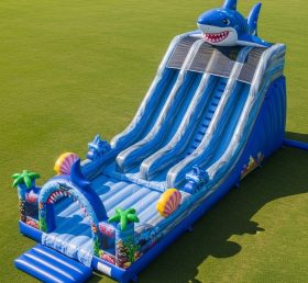 T8-9140 Shark Inflatable Slide