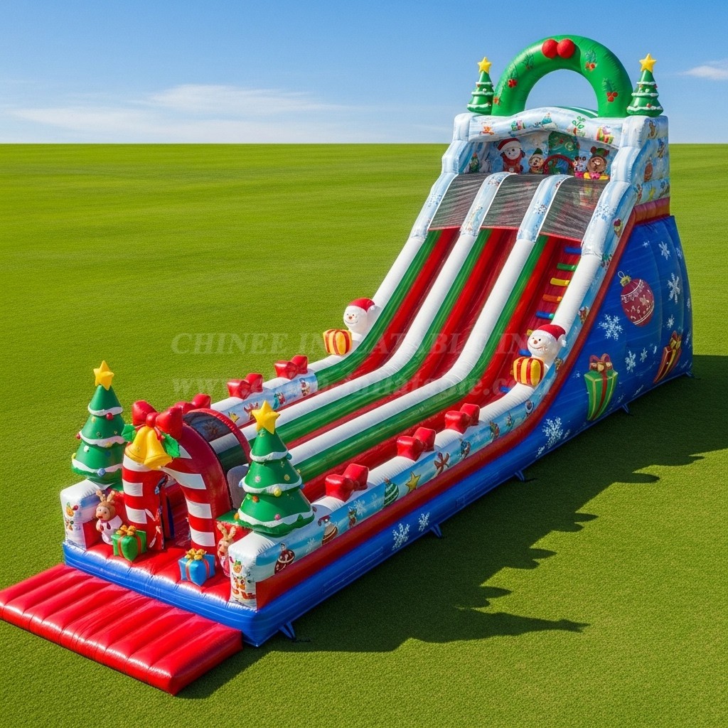T8-9149 Christmas Inflatable Slide