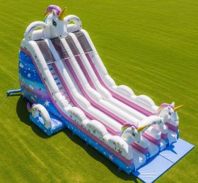 T8-9158 Unicorn Inflatable Slide