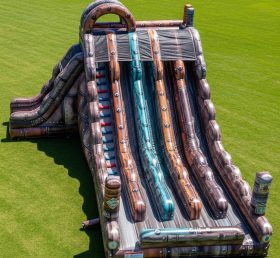 T8-9162 Rusty Rivets Inflatable Slide